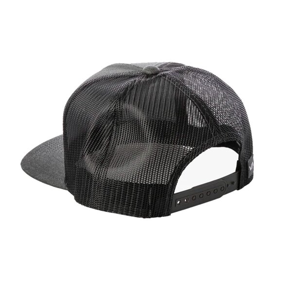 RVCA Badge Trucker Hat  Charcoal New - Picture 3 of 4